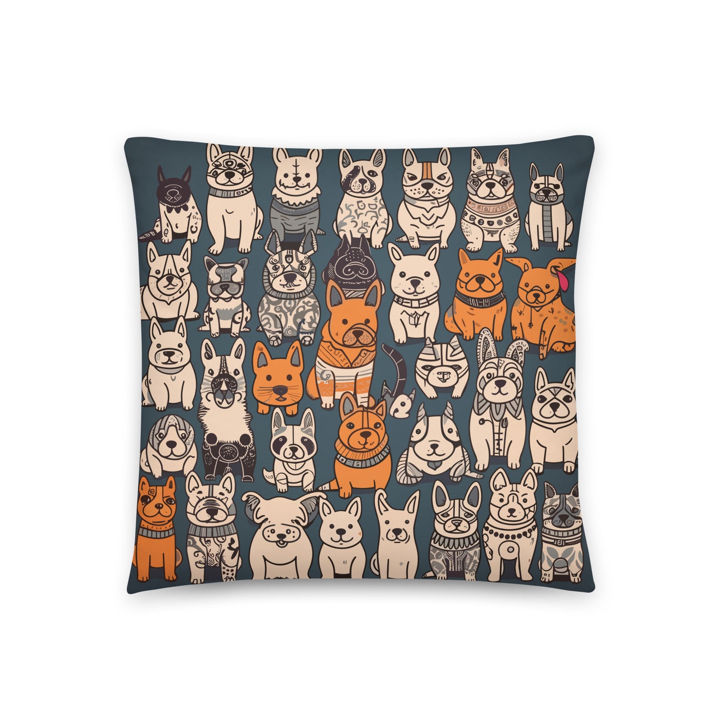 Frenchie Doodle Pillow