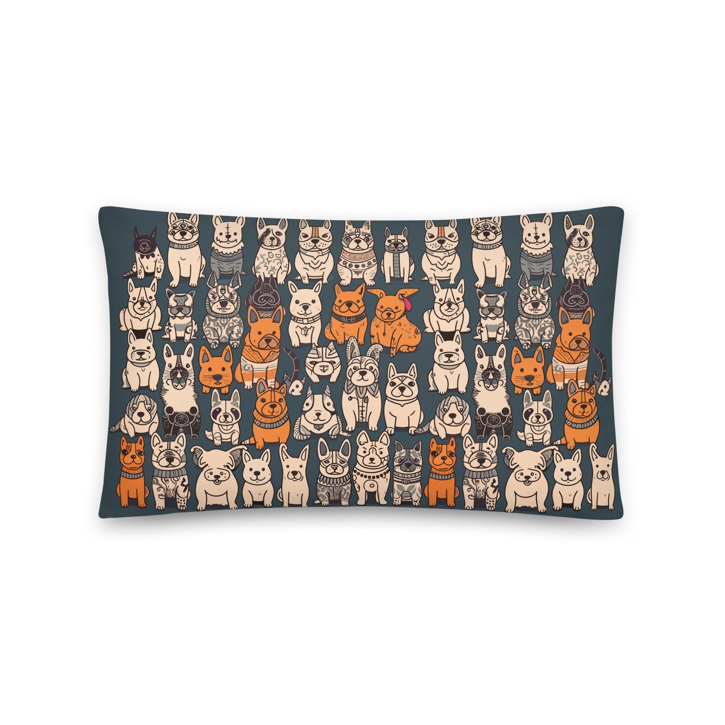 Frenchie Doodle Pillow