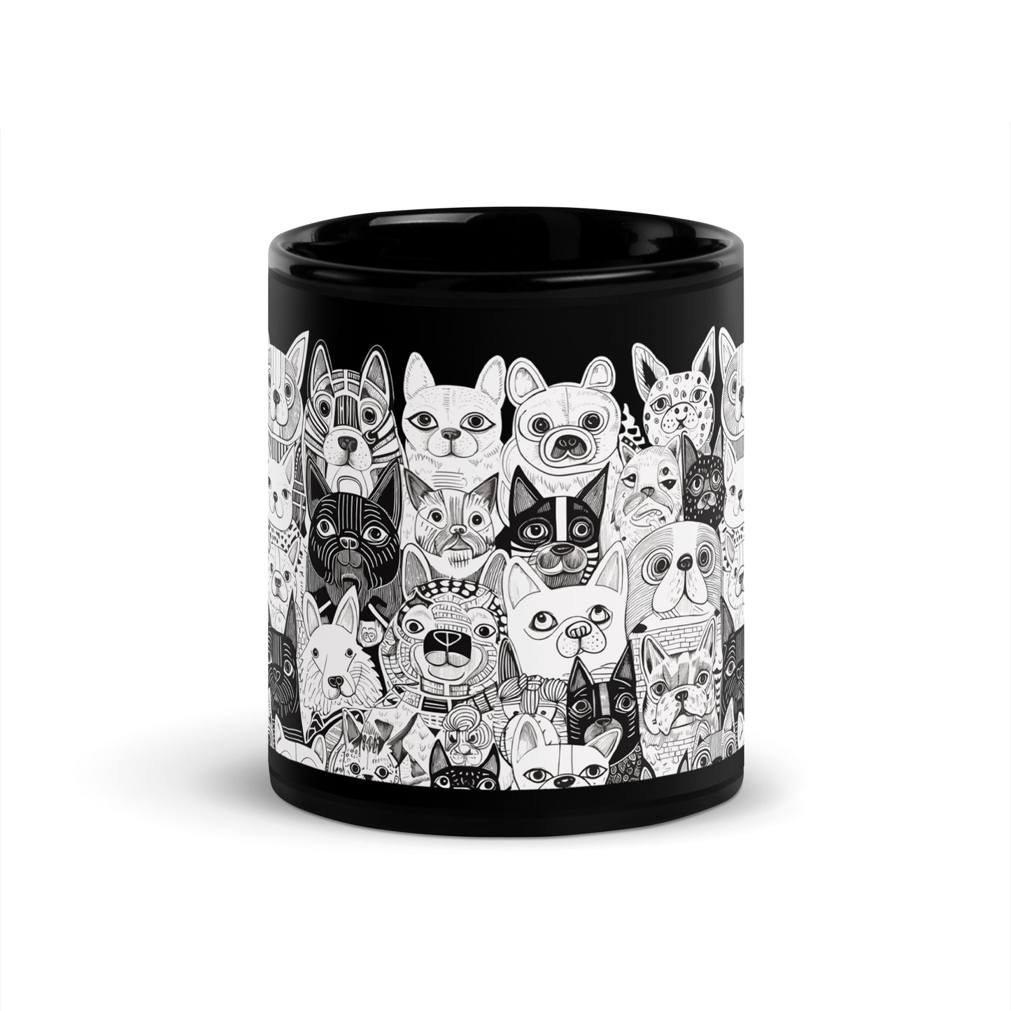 Black Glossy Mug