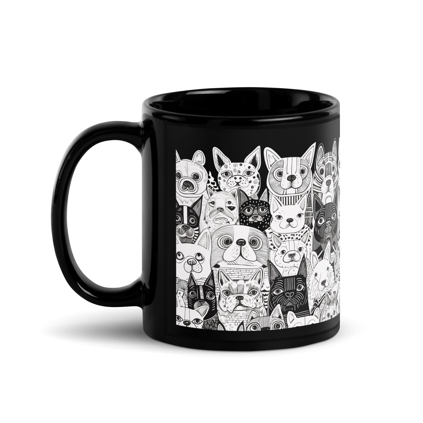Black Glossy Mug