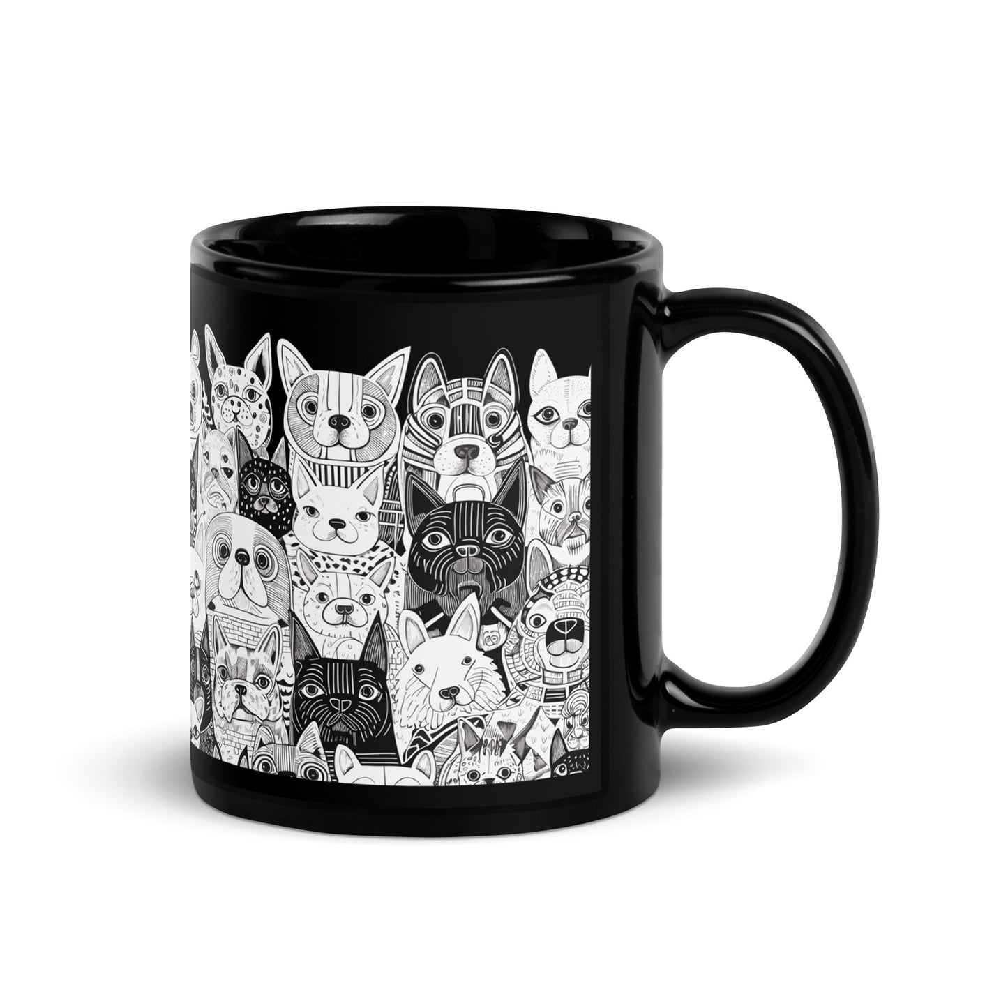 Black Glossy Mug