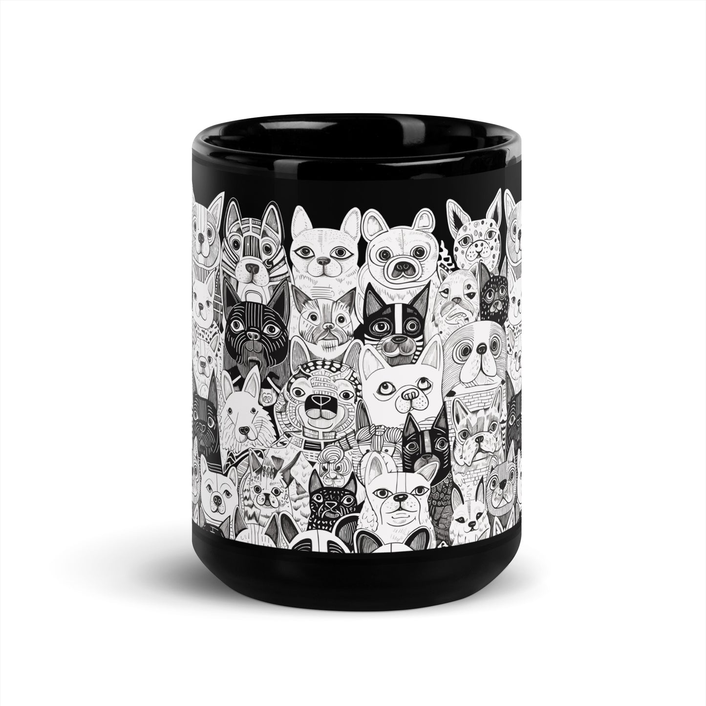 Black Glossy Mug