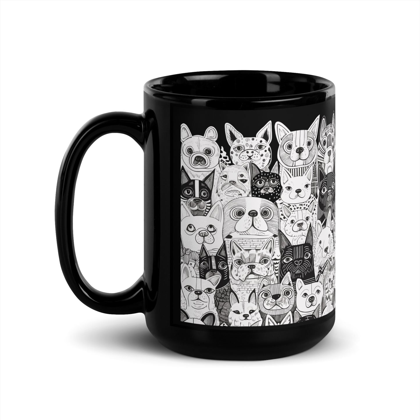 Black Glossy Mug