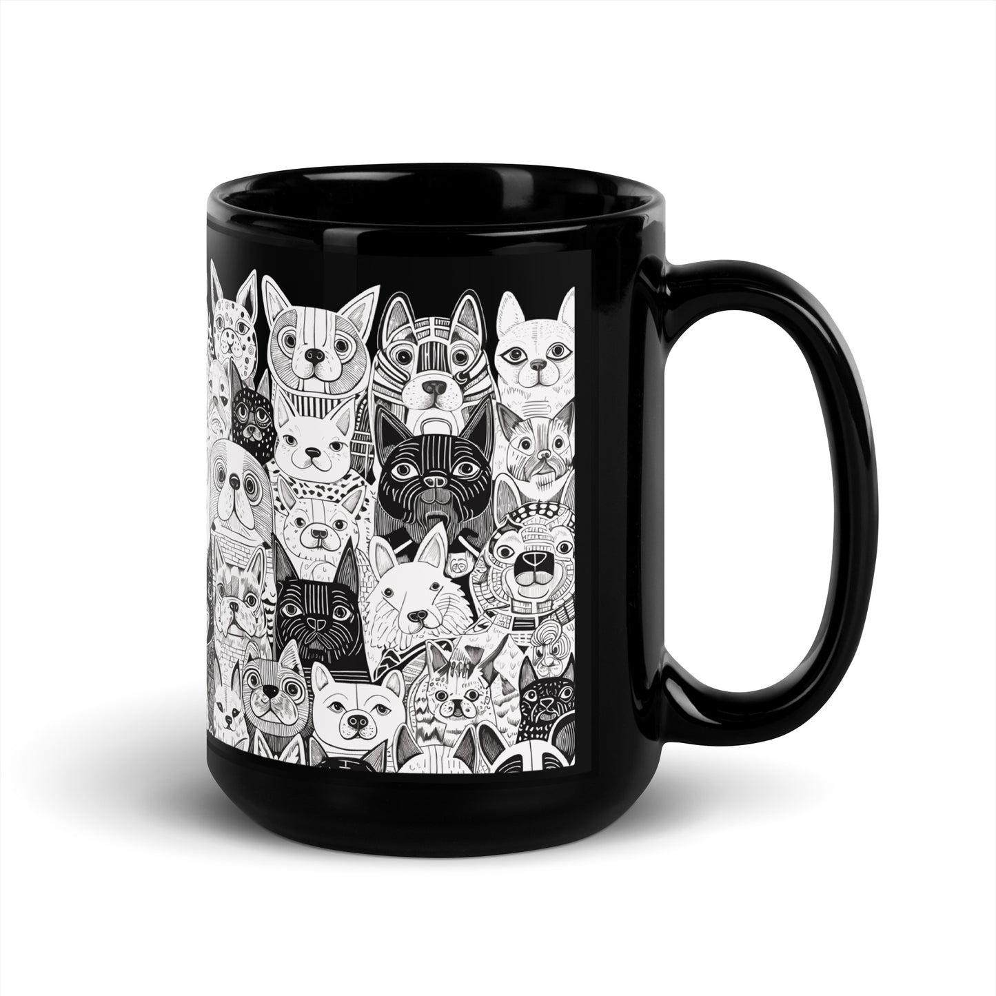 Black Glossy Mug