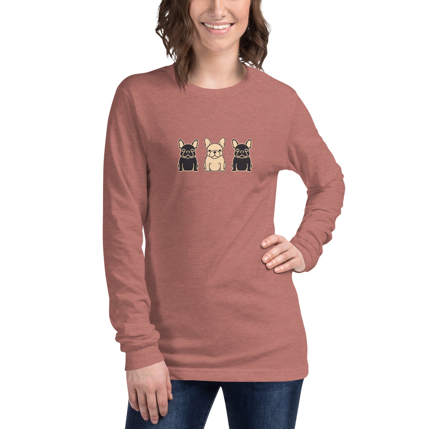Frenchie Long Sleeve Tee
