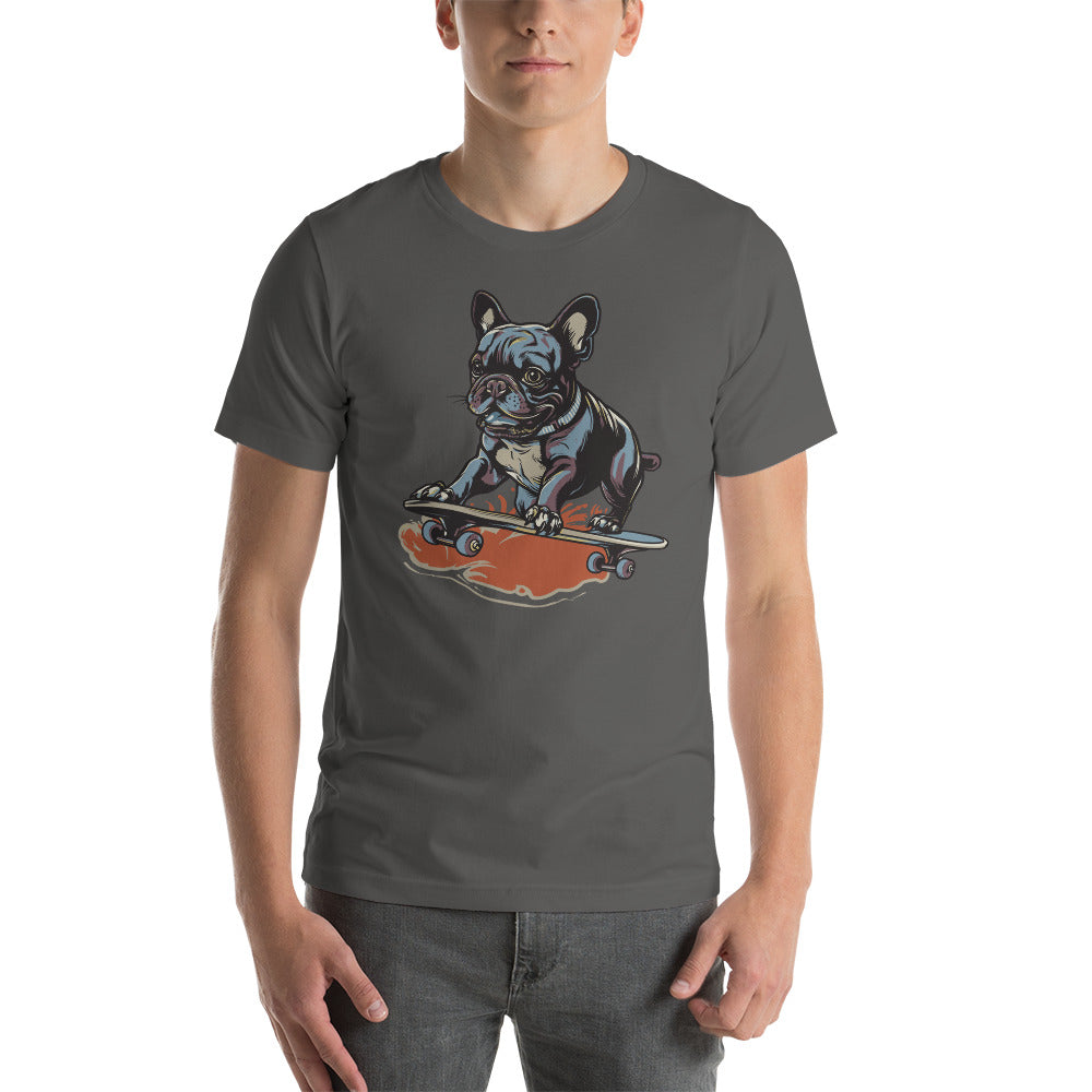 Skater Frenchie Men t-shirt