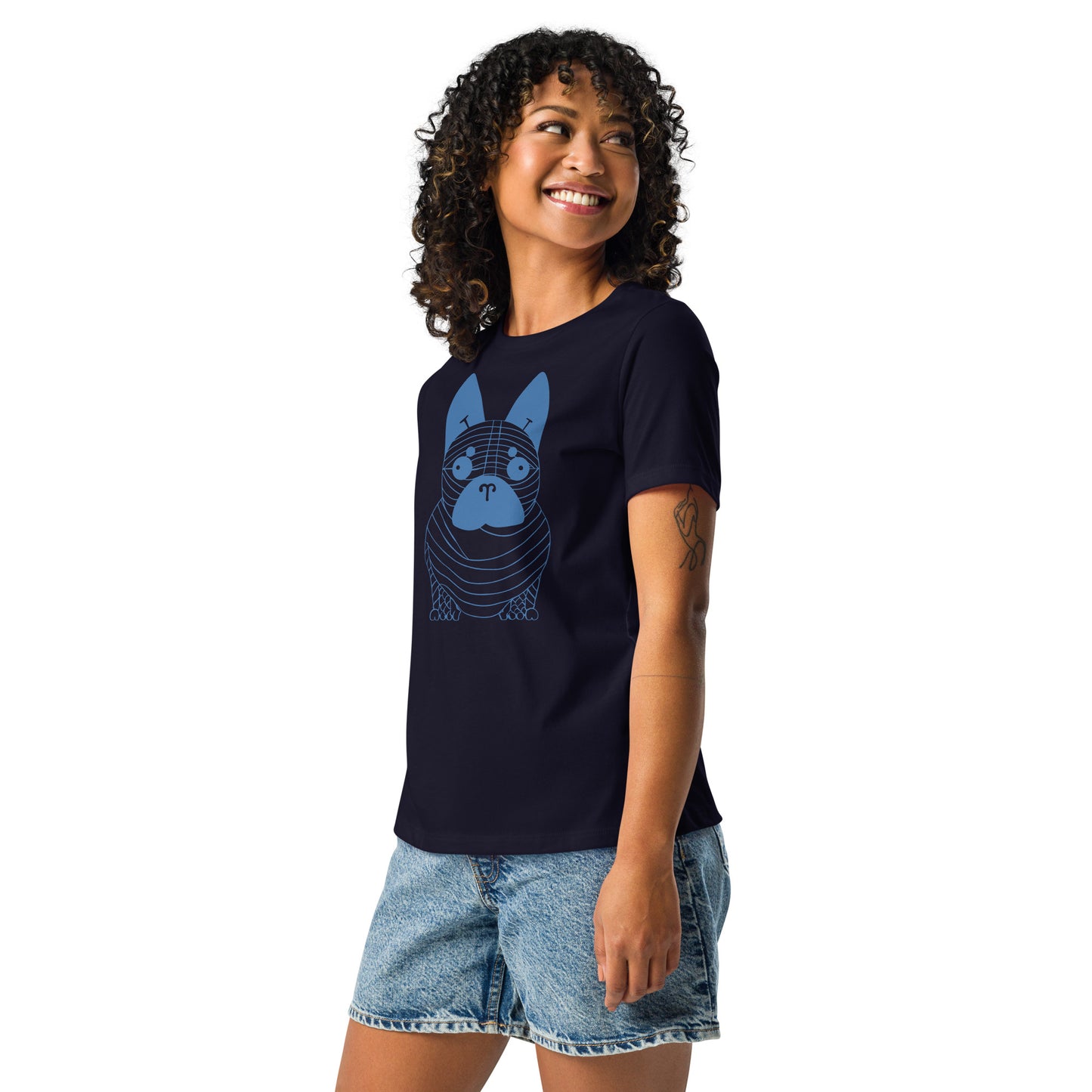 Frenchie Women's Relaxed T-Shirt