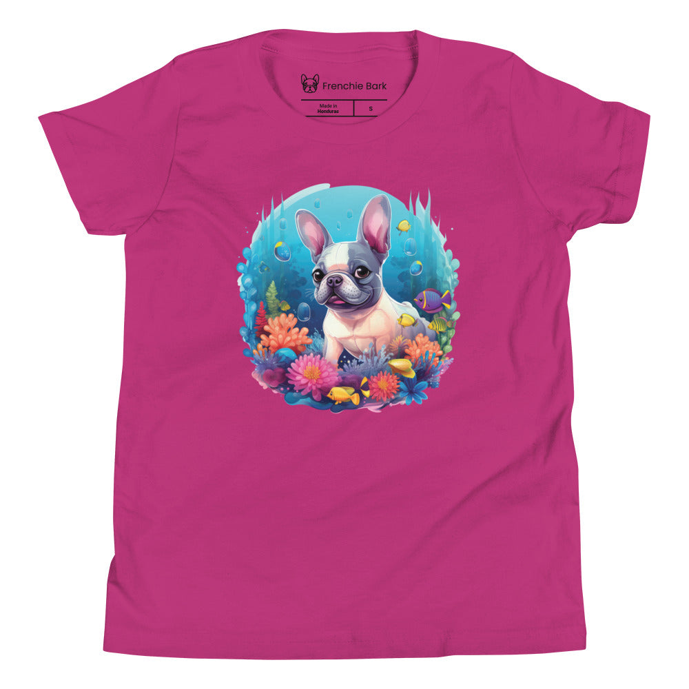 Sea Frenchie Youth Short Sleeve T-Shirt