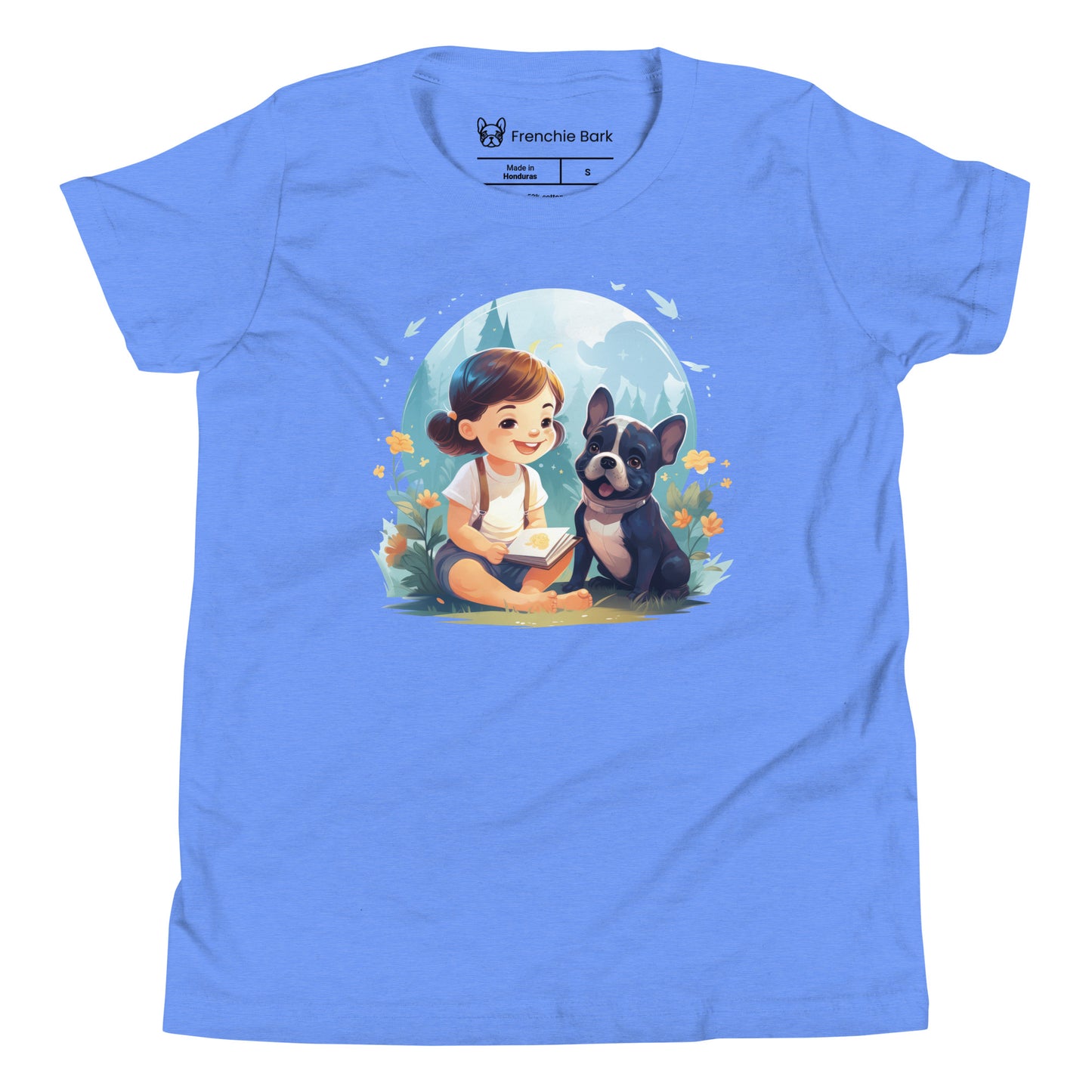 Frenchie Youth Short Sleeve T-Shirt
