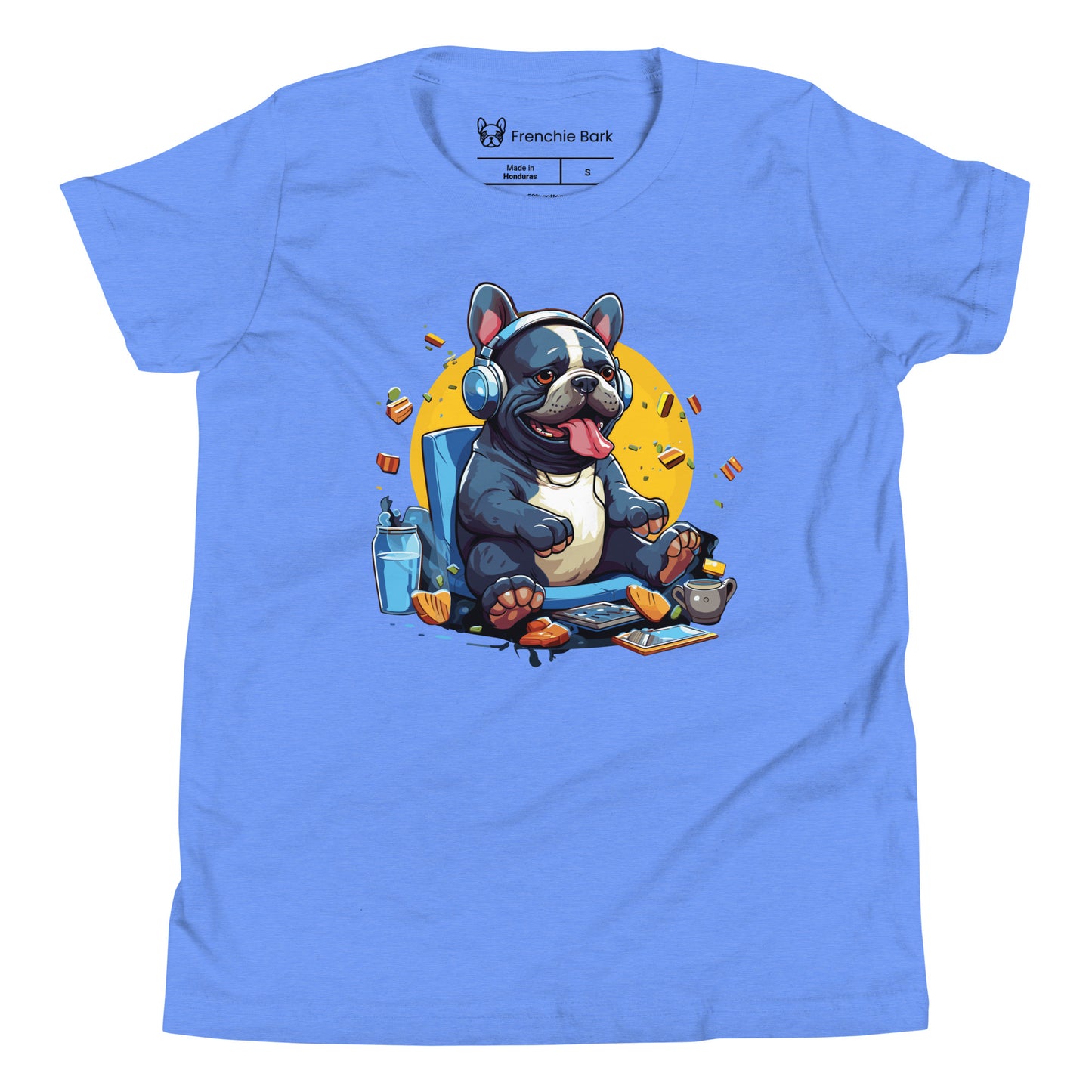 Frenchie Youth Short Sleeve T-Shirt