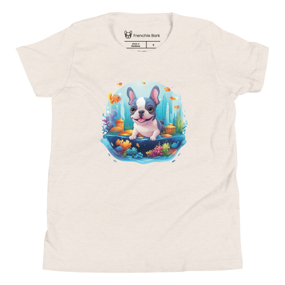 Sea Frenchie Youth Short Sleeve T-Shirt