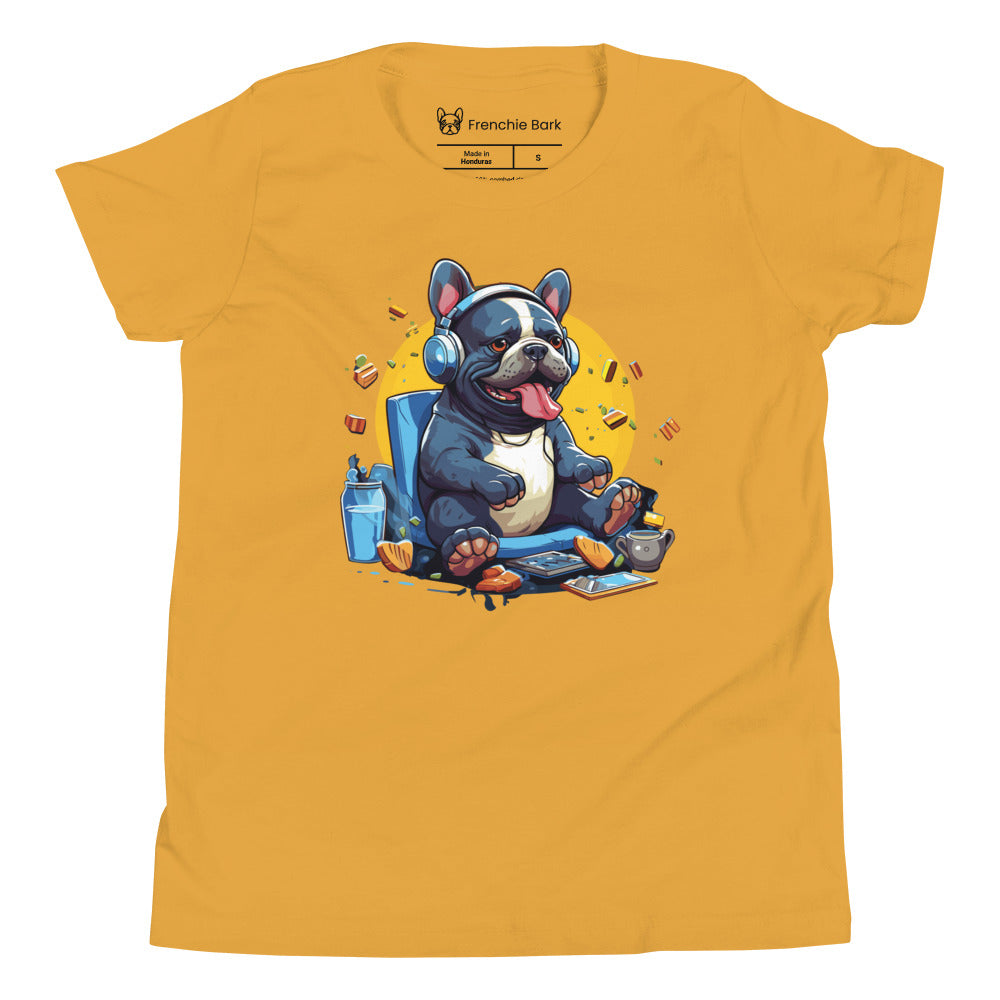 Frenchie Youth Short Sleeve T-Shirt