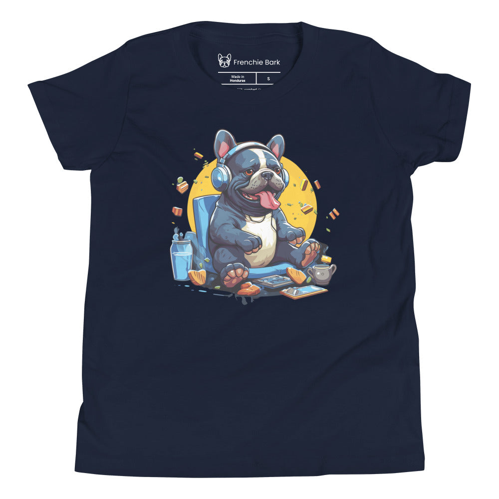Frenchie Youth Short Sleeve T-Shirt