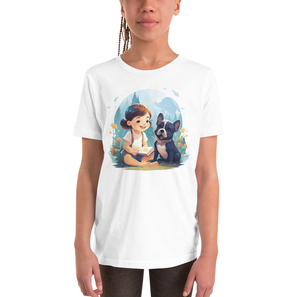 Frenchie Youth Short Sleeve T-Shirt