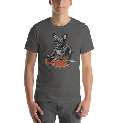 Skater Frenchie Men t-shirt