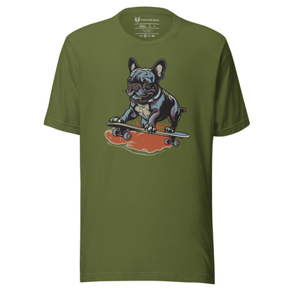 Skater Frenchie Men t-shirt