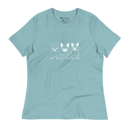 Frenchies Women's Relaxed T-Shirt