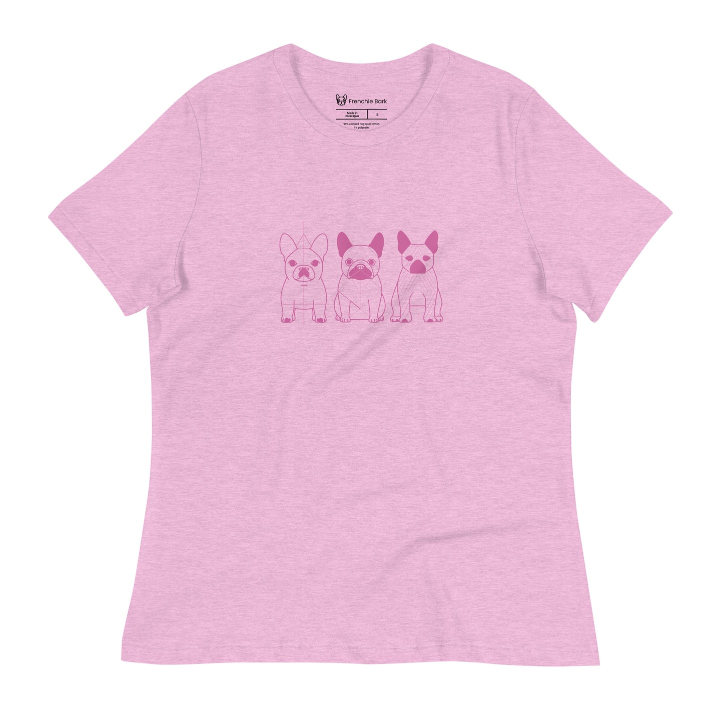 Frenchies Women's Relaxed T-Shirt