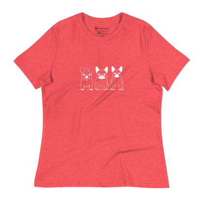 Frenchies Women's Relaxed T-Shirt