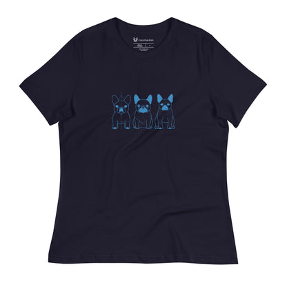 Frenchies Women's Relaxed T-Shirt