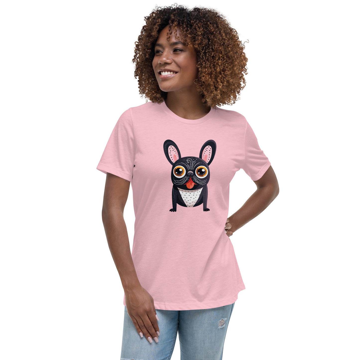 Frenchie Women's Relaxed T-Shirt