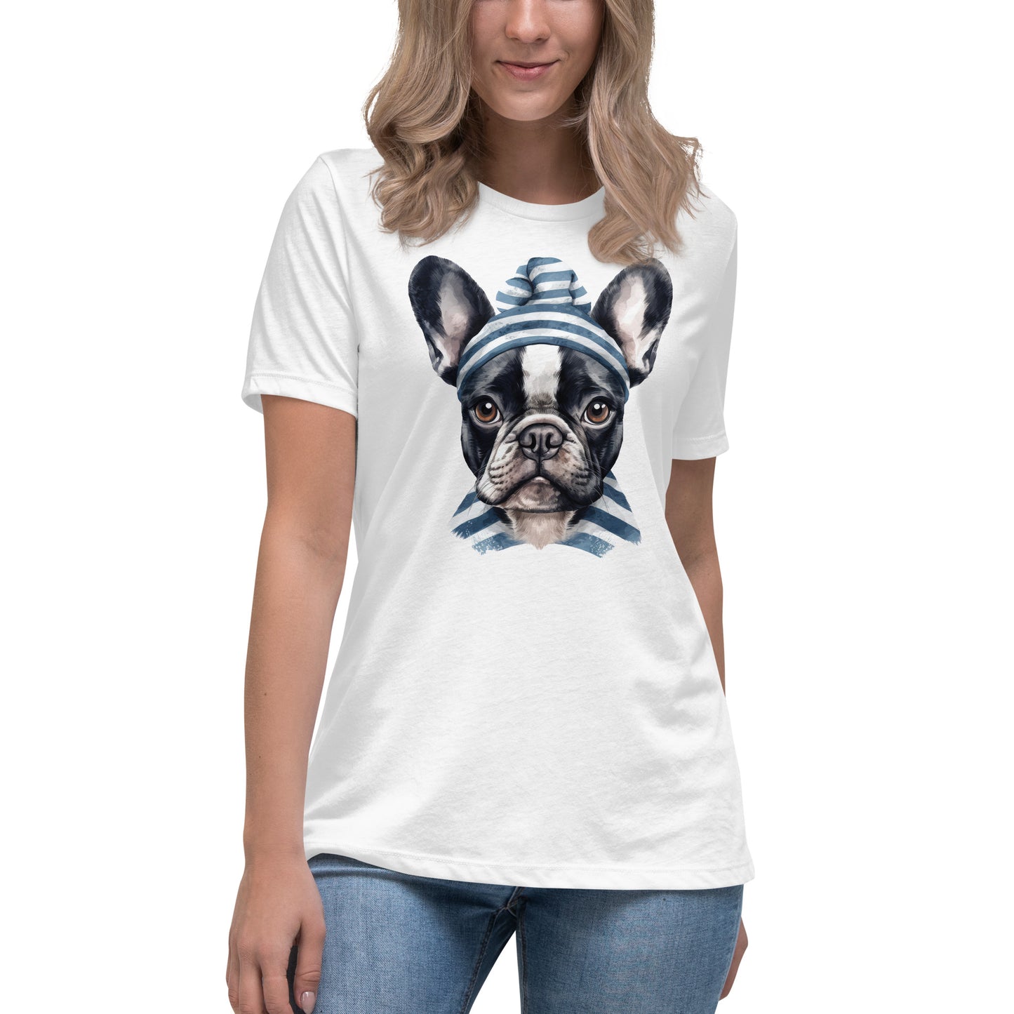 Frenchie Women's Relaxed T-Shirt