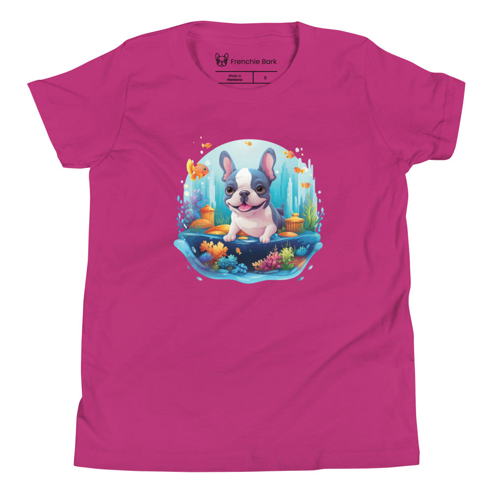 Sea Frenchie Youth Short Sleeve T-Shirt