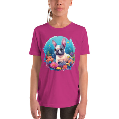 Sea Frenchie Youth Short Sleeve T-Shirt