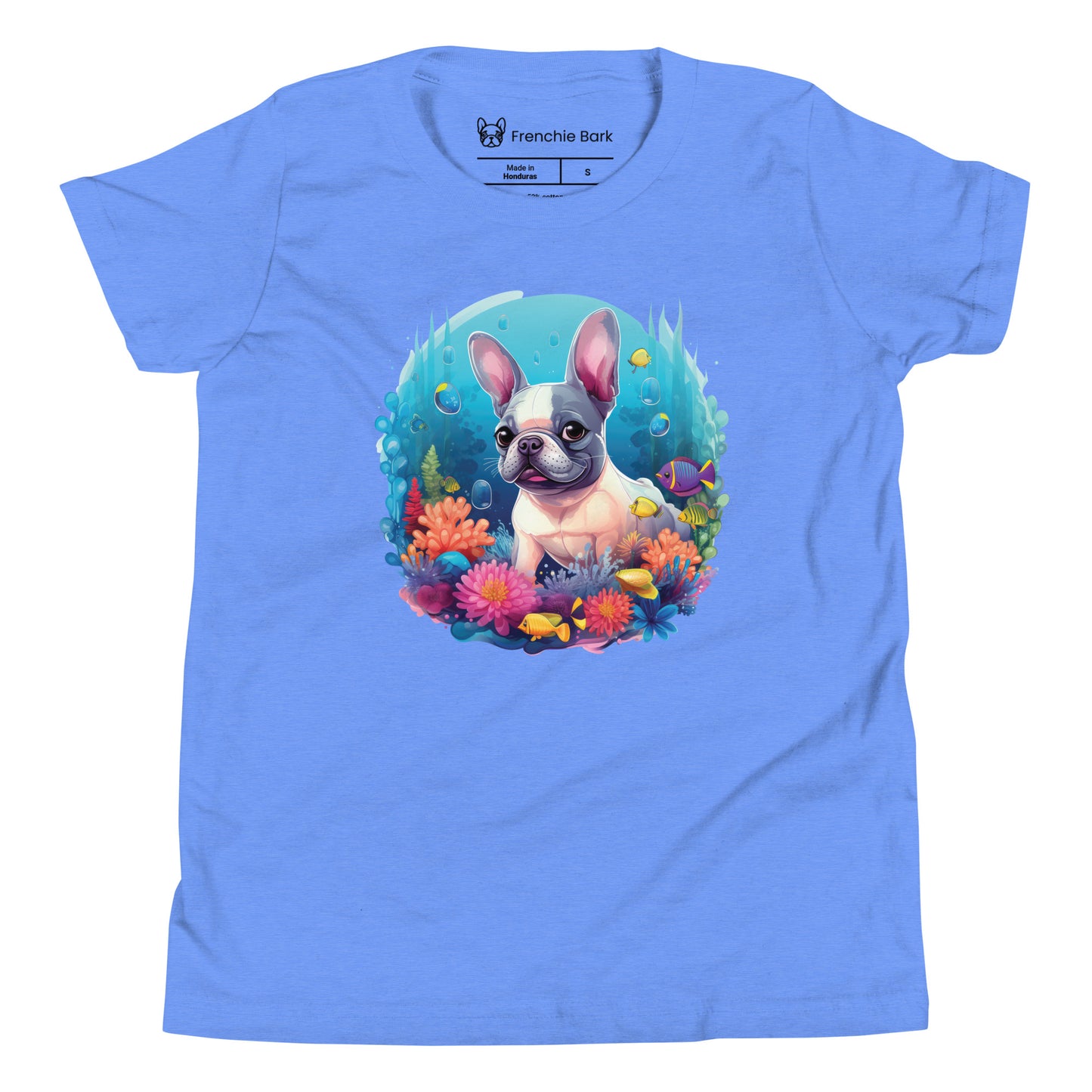 Sea Frenchie Youth Short Sleeve T-Shirt