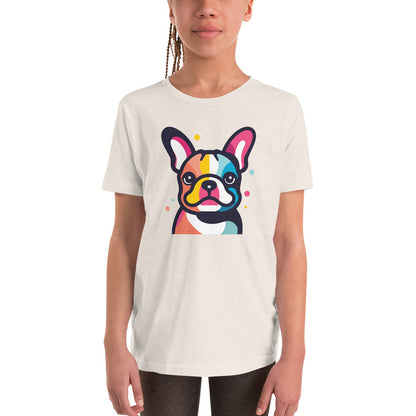 Frenchie Youth Short Sleeve T-Shirt